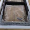 Freestanding Laundry Utility Sink, 28.3" x 19" x 32.3" Ceramic Utility Sink with Washboard Set with Bracket and Drain Kit for Laundry Room, Utility Room, Garage, Basement, Outdoor and Indoor