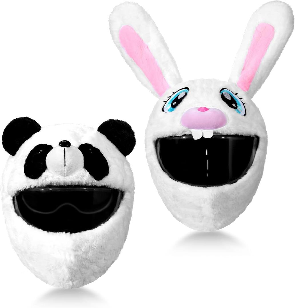 Chuarry Motorcycle Helmet Cover Cute Animal Cover Funny Decoration Dust Cap for Rides Gif (Helmet Not Included)