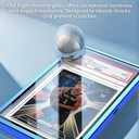 UV-Resistant Magnetic Metal Slab Case for 35pt PSA Graded Cards-High Alumina Glass-Multi-Point Magnetic Lock-Durable Frame-Stackable Design.Gradient Blue-Red