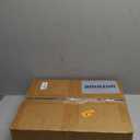 Cut-Out Design 16" Short Dog Gate for Small Dogs, Foldable Retractable Puppy Gate Indoor - Freestanding Lightweight Pet Barrier for Doorways, Stairs, Hallways (Extends to 41", White)