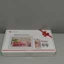 Frameo 10.1" Digital Picture Frame, Smart WiFi Digital Photo Frame with 1280x800 HD IPS Touch Screen 32GB Storage Auto-Rotate Wall Mounted, Share Photos/Videos Remotely(Brown&White)