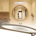 Bonlux 12V RV Vanity Light Fixture with Rotating Dimmable Switch, 16 inch Luxury Decorative Acrylic LED Bathroom Mirror Light 12V RV Wall Sconces Fixture for RV, Caravan, Marine, Boat, Motorhome, Home