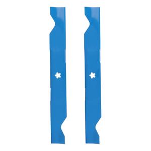 46" Medium-Lift Mower Blade for YTH22V46 Husqvarna Craftsman Poulan Pro AYP 405380 403107 532405380 Lawn Tractor 46 inch Deck Z246 YTH20K46 YTH21K46 YT3000 RZ4623 (5 Point Star), Blue
