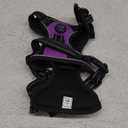 PHOEPET No Pull Dog Harnesses for Small Dogs Reflective Adjustable Front Clip Vest with Handle 2 Metal Rings 3 Buckles [Easy to Put on & Take Off](S, Purple)