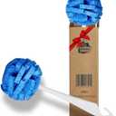 COMPAC HOME Dish Wand Kitchen Sponge | Effectively Clean China Dishes and Glassware | Unique Round Ball Shaped All-Around Cleaning Sponge | Gentle Flexible Brushes for Your Nice Dishes, 6 Count