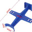 Universal Motorcycle Fork Guard Suspension Support Brace Transportation Tool Tie Down Seal Saver Protection Plastic For Dirt Bike Motocross Accessories Blue