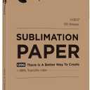 Hiipoo Sublimation Paper 11x17 Inch, Work with Sublimation Ink and E Sawgrass Inkjet Printers for Mugs T-Shirts Light Fabric and Other Sublimation Blanks (110 Sheets, 120G)