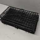 4 Pcs Slatwall Baskets with Hooks Wire Hanging Basket Black Wall Basket Storage Shelf Slatwall Organizer Accessories Tools for Pantry Kitchen Garage Workbench(14.6in)