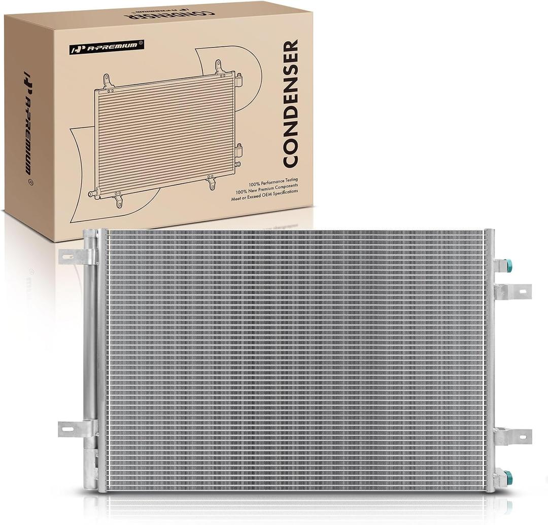 A-Premium Air Conditioning A/C Condenser Compatible with Ford F-250 Super Duty, F-350 Super Duty, 2011-2016, V8 6.2L, Replace# BC3Z19712B