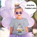 MYHALF Magical Family Shirts Matching 2025 Vacation Family Matching Outfits Mom and Mini Cute Summer Trip Clothes (6-7 Years, Grey)