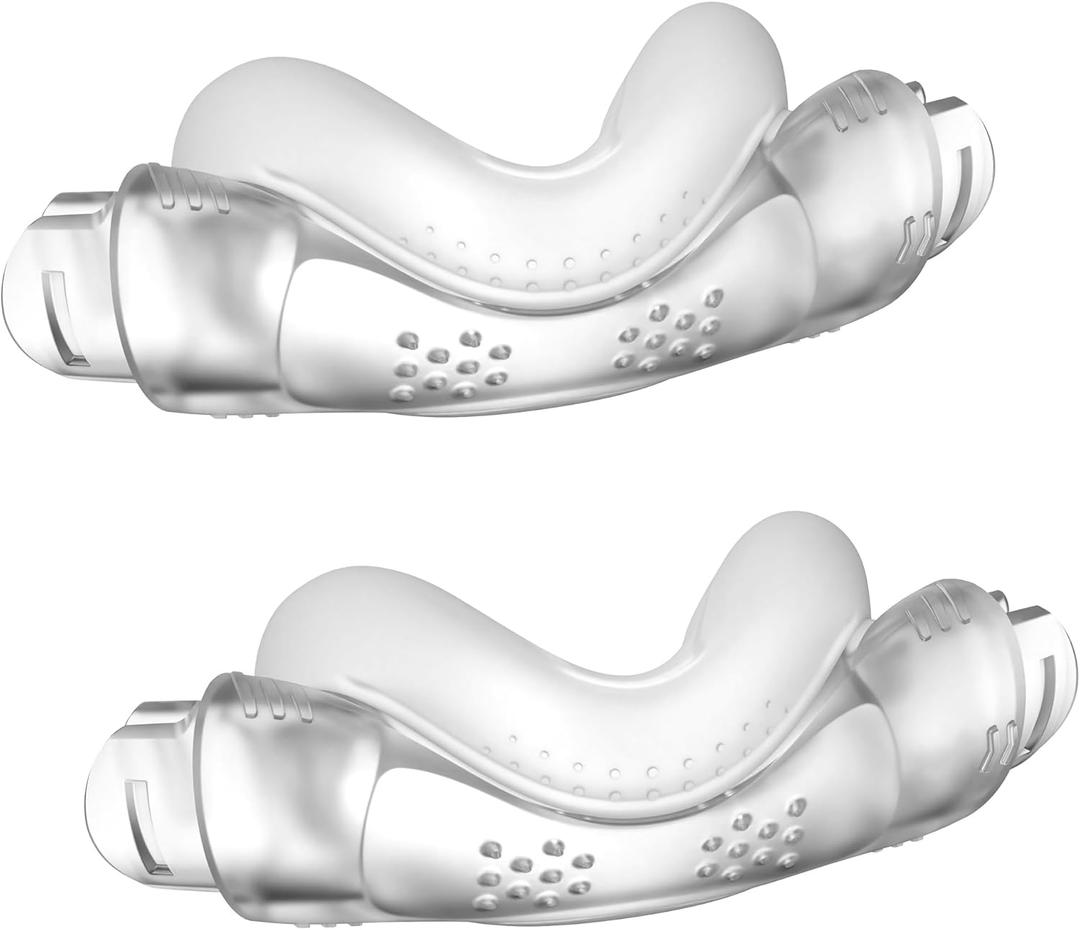 2 Packs Replacement Cushion for Airfit N30i, 2 Packs Old Version Curved Nasal Cradle Cushion Compatible with N30i, Soft & Comfortable Great-Value Supplies by Medihealer, Medium