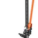VEVOR Farm Jack 60inch, 7000 lbs Capacity Ratcheting Off Road Jeep Jack for Tractor, Truck, SUV, Bumper Lift, Orange, 5.11 x 9.06 x 60.04 inches