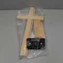 Juvale 2 Pack Wood Crosses for Crafts and Table Displays, Wooden Cross (7.9 x 15.5 In) - Tabletop Crosses