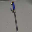 High Pressure Power Washer Attachment Wand, Hydro Jet Water Hose Nozzle,Watering Sprayer Cleaning Tool, Wand Lance for Gutter Patio Car Pet Window Glass Blue