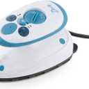Dritz Mighty Travel Steam Iron: Mini Iron for Quilting, Crafts & Sewing, Compact Portable Travel Steamer for Home & On-the-Go Use
