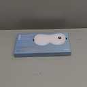 Cordless Heated Eye Mask for Dry Eyes Relief, with 3 Heat Settings, Washable Eye Cover, Warm Heating Pad for Stye Eye Treatment & Travel Use (Navy Blue)