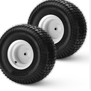 20x8.00-8" Lawn Mower Rear Tires w/Rim for Riding Lawnmowers & Tractors L100 L110 L111, 3.5" Offset Hub, 3/4" Borehole, 3/16" Keyway, (Not for OVAL shaft), 4Ply Tubeless, 965lbs Capacity (2 pack)