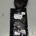 NAYOO Claw Clip Ponytail Extension Black Brown 12" Short Wavy Ponytail Clip in Hair Extensions for Women Curly Natural Layered Pony Tails for Short Thin Hair Synthetic Hairpiece(Black Brown)