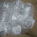 Denylo pro 25 Pcs 14 OZ Plastic Ribbed Wine Glasses Disposable Clear Wine Glasses Recyclable Shatterproof Reusable Plastic Cups for Party Home Bars Wedding Tasting Favors