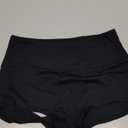 BZB Women's Cut Out Yoga Shorts Scrunch Booty Hot Pants High Waist Gym Workout Active Butt Lifting Sports Leggings (Medium, Black)