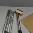 Weed Remover Manual Crevice Weeding Brush Long Handle, Crack Weeder, Stainless Steel Moss Removal Puller for Cleaning Block Paving Grout Deck Paver Patio Walkway Driveway