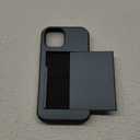 Nvollnoe for iPhone 13 Case with Card Holder Heavy Duty Protective Dual Layer Shockproof Hidden Card Slot Slim Wallet Case for iPhone 13 for Women&Men(Blue)