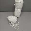 INNDUN Blanket Yarn 3 Pack of 100g/3.5oz - Cream Chenille Yarn 6 Super Bulky - Knitting, Crocheting & Crafts Chunky Yarn