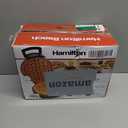 Hamilton Beach Belgian Waffle Maker with PFAS-Free Non-Stick Ceramic-Coated Plates, Browning Control, Indicator Lights, Stainless Steel (26081)