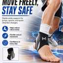 2-Pack Ankle Brace Pro Lace up Anklepro Support Women Men Bidirectional Motion Softball Ankles Sports Sock with Straps Lightweight Basketball Elastic Ankle Stabilizer for Sprained Injured Foot (Gray)