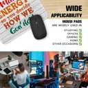 I Match Energy Funny Sarcastic Quote Square Non-Slip Waterproof Stitched Edge Mouse Pad, for Wireless Mouse Computers Office Home, Gifts for Coworker Friend Leader Mentor Teacher Boss Employee