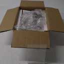 Remerry 12 Pcs Acrylic Sign Holder with Business Card Holder Slanted Paper Stand Clear Brochure Display Stand Heavy Duty Plastic Signs for Office Table Advertisement Flyer (5 x 7 Inch)