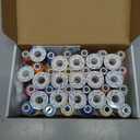 Simthread 40 Colors 40 Weight Polyester Embroidery Machine Thread Kit 550Y(500M) Compatible with Brother Babylock Janome Singer Husqvarna Bernina Embroidery and Sewing Machines
