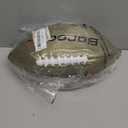 Football Premium Boy and Girl Official Match Ball with Reflective Iridescent Rainbow Hex Pattern, Durable Indoor, Outdoor, Training Practice Game Playtime (Size 6, Gold)