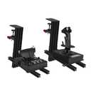 Hikig 2 Set The Desk Mount for The Flight Sim Game Joystick, Throttle and Hotas Systems Compatible with Logitech X56, X52, X52 Pro, Thrustmaster T-Flight Hotas,Thrustmaster T.16000M, Thrustmaster TCA