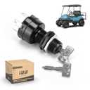 Golf Cart Ignition Switch 4-PIN for Golf Cart Club Car Precedent (2004 Up) Replacement Part 1025151 - with Club Car Key 2pcs