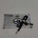 Littlearth NFL Clear Envelope Purse with Black Fashion Strap