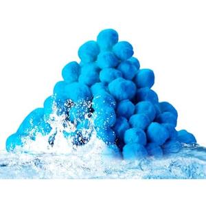 3.1 Lbs Pool Filter Balls for Sand Filter, Reusable Eco-Friendly Filter Media for Sand Filter Pump, Replaces Pool Filter Sand, Long-Lasting for Several Seasons