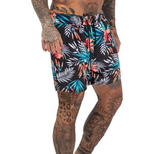 GINGTTO Men's Beach Shorts Bathing Suits with Mesh Lining (XS)