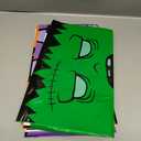 Qilery 12 Pcs Halloween Leaf Lawn Bags Plastic Pumpkin Trash Bags for Leaves with Twist Ties for Halloween Yard Garden Outdoor Party Favors Decorations