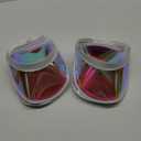 20 pack of Ultrafun Unisex Candy Color Sun Visors Hats Plastic Clear UV Protection Cap for Sports Outdoor Activities