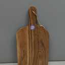 Samhita Acacia Wood Paddle Cutting Boards With Handle for Kitchen, Cheese, and Food Serving Tray, Charcuterie Boards (15" x 7" x 0.65")