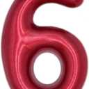 Red 6th Birthday Number Candles,Birthday Candles for Cake,Red Number for Cake Toppers,Decorations for Her Him Party Anniversary Wedding