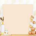Square Arch Stand Cover 6.6x6.6FT Spandex Fitted Wedding Arch Cover Beige Arch Backdrop Cover Arch Frame Covers Stretchy Backdrop Balloon Arch Cover for Birthday Baby Shower Decor Outdoor