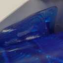 Rossesay Gel Toilet Seat Cushion Washable Toilet Seat Padded Riser Cushion Portable Adhesive Cover for Pain Relief Comfort for Elderly Handicapped Seniors(Blue)