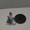 Almoz Desk Stand for Echo Show 21, Echo Show 15 (All Generations), Raises Up to 9.5" from Desk, Tilt and Swivel Mount for Alexa Echo Show 21, No Tools Required, Stable Centered Rod Design (UP-Blcak)