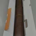 NZDWZDN Headrest Cover for Recliner Chair Recliner Head Rest Protector Faux Leather Headrest Cover with Elastic Straps 17 x 27In (Brown)