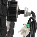 Bnineteenteam Electric Scooter Hub Motor, 10 Inch 48V 800W Pneumatic Tires Aluminum Alloy Hub Motor for Electric Scooter Enthusiasts