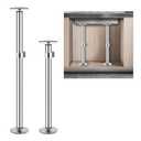 Undermount Sink Brackets for Kitchen,Stainless Steel Undermount Sink Support,Adjustable Support Legs for Bathroom,Kitchen Sink (Bottom Installation)