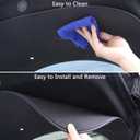 TOPABYTE Rear Trunk Tailgate Mat for Tesla Model Y Juniper 2025 2026 Leather Protective Pad Trunk Protector Mat All Weather Interior Door Liners for New Model Y Launch Series
