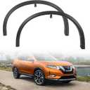 2PCS Textured Front Fender Molding Trim LH&RH Side Fits for 2014-2020 Nissan Rogue Replaces 638609TA1A, NI1291101,638619TA1A,NI1290101
